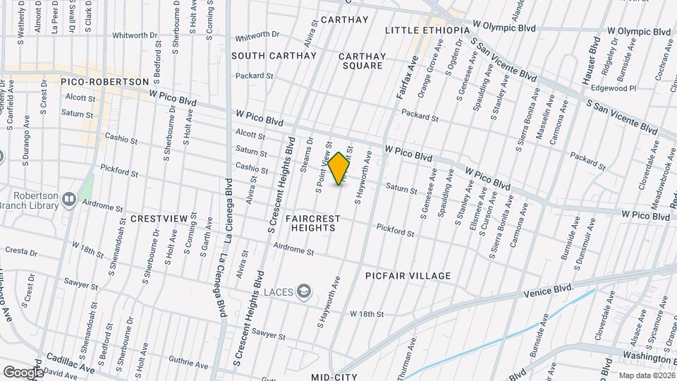 1541 1/2 Hi Point St Map and Location Details