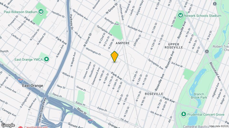 170 N 18th St Map and Location Details