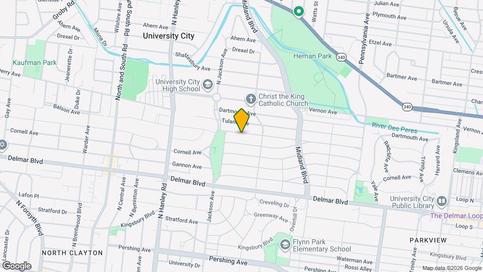 7338 Amherst Ave, Unit 7338 Map and Location Details