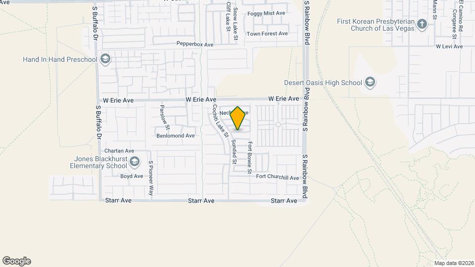 7189 La Cadena Ave Mapa y Detalles de la Ubicación