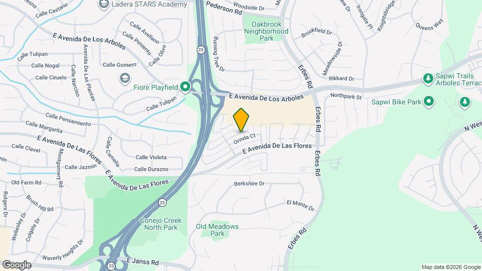 1785 Orinda Ct Map and Location Details