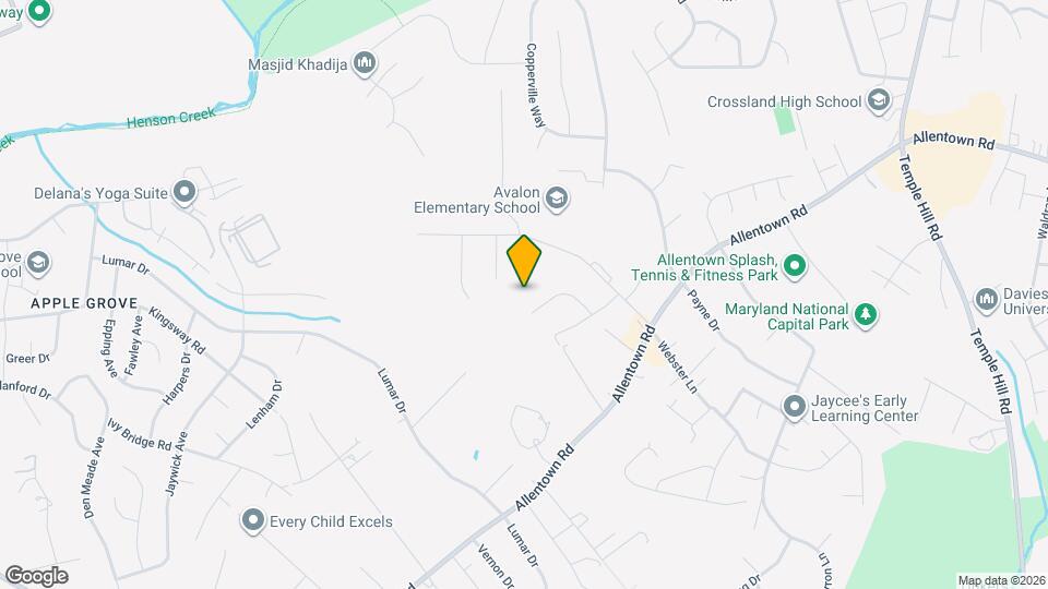 7204 Webster Ln Map and Location Details