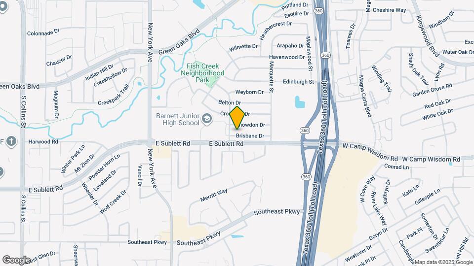 2305 Brisbane Dr Map and Location Details