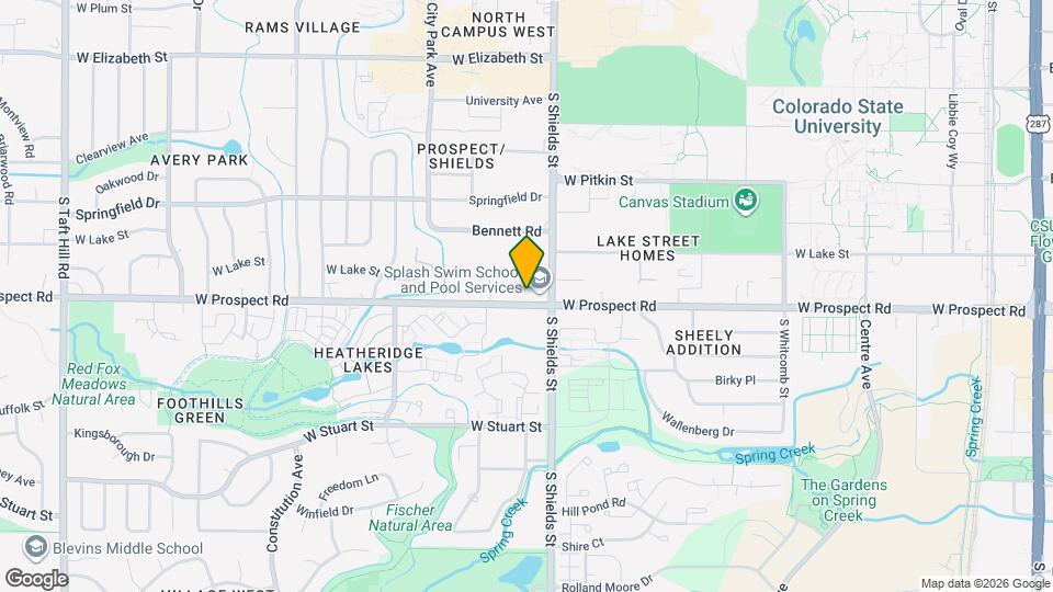 1124 W Prospect Rd Map and Location Details