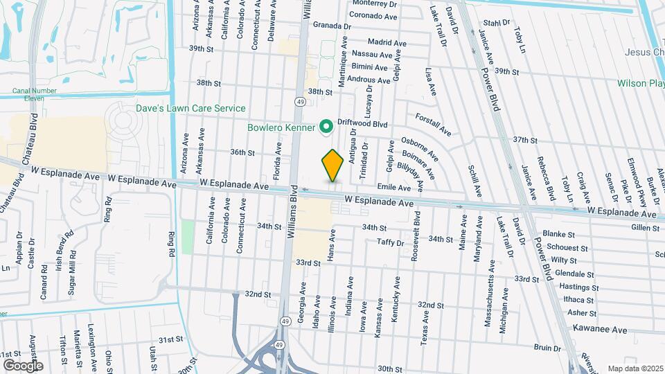 3509 Martinique Ave Map and Location Details