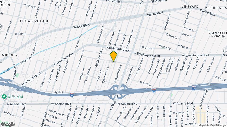 2113 S Orange Dr Map and Location Details