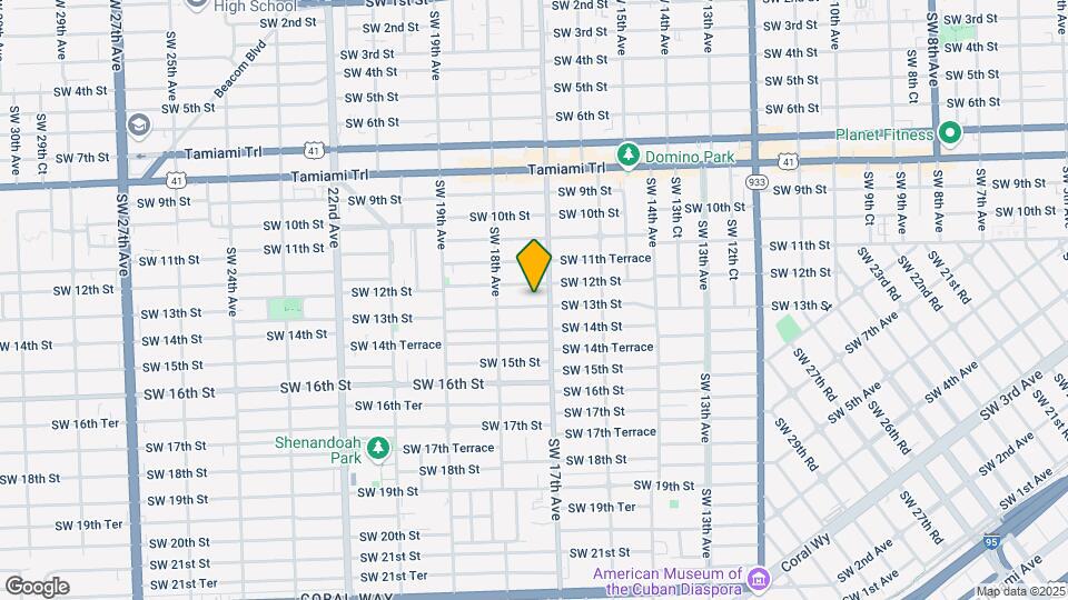 1721 SW 13th St-Unit -APT 1 Map and Location Details