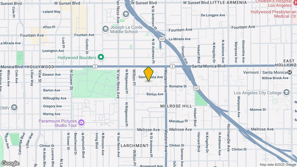 5503 Romaine St Map and Location Details