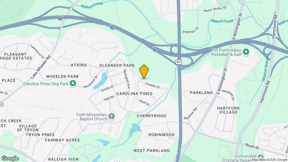 562 Granite St Map and Location Details