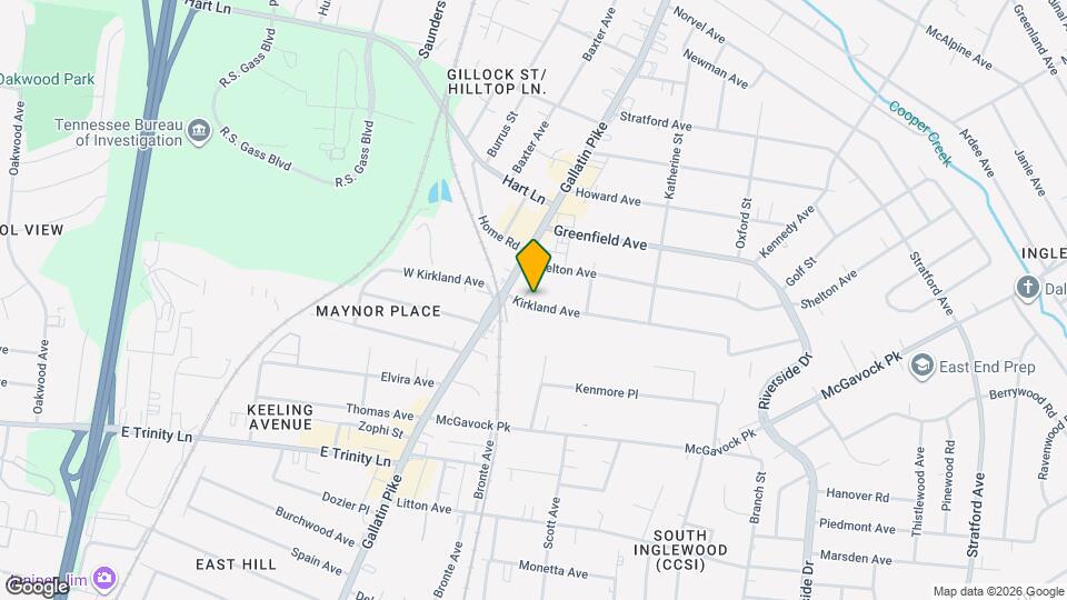 1107 Kirkland Ave Mapa y Detalles de la Ubicación