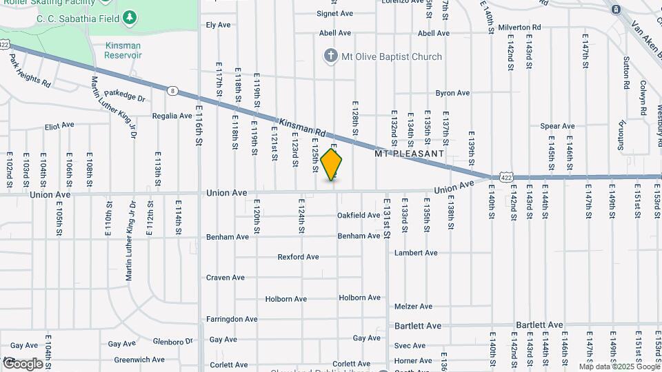 12527 Union Ave Map and Location Details