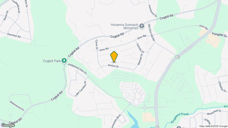 6242 Dorius Dr Map and Location Details