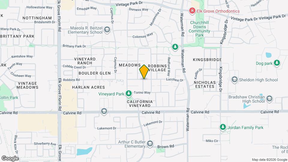 9156 Lucchesi Dr Map and Location Details