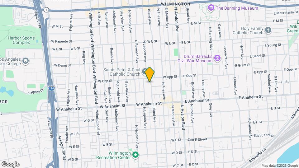 931 Island Ave Map and Location Details