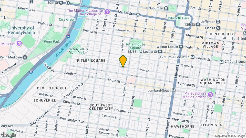 1943 Waverly St Map and Location Details