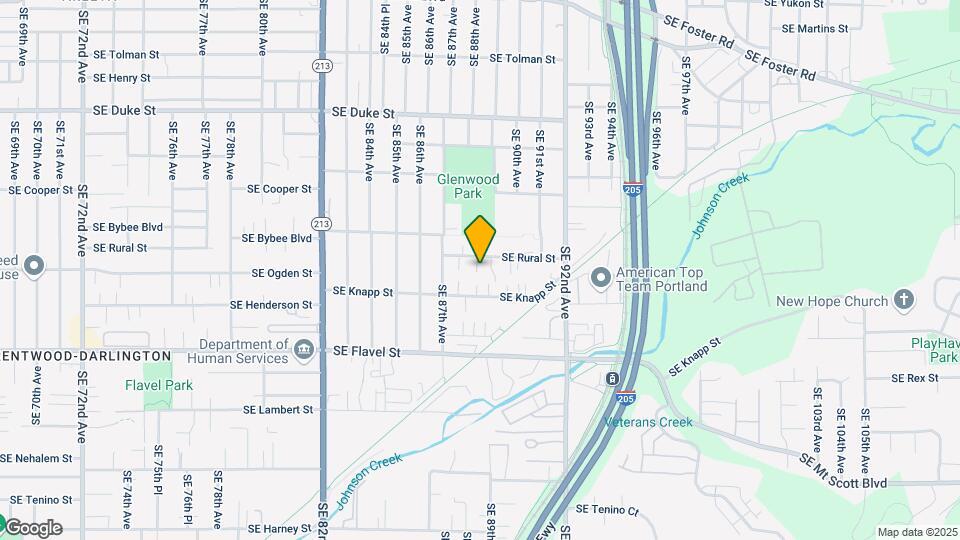 8812 SE Rural St Map and Location Details