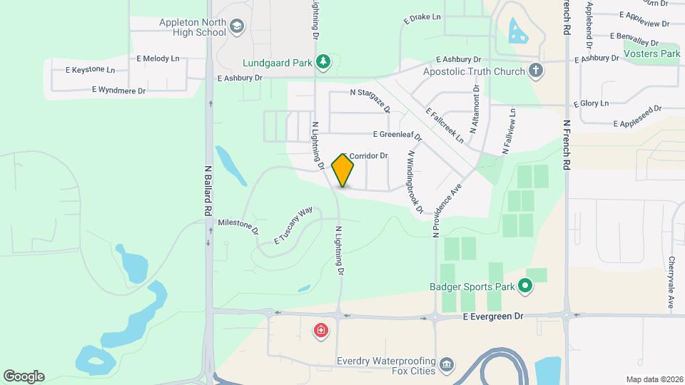 2701 E Glenhurst Ln Map and Location Details