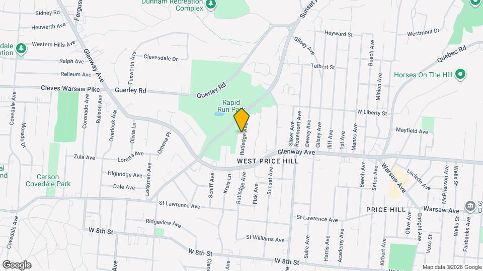 1261 Rutledge Ave Mapa y Detalles de la Ubicación