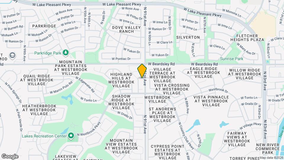9145 W Chino Dr Map and Location Details