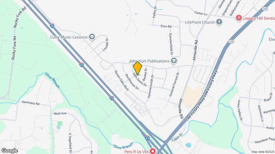 1008 Montrose Dr Map and Location Details