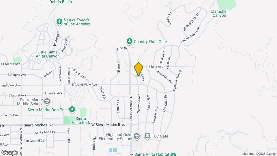 1920 Oakwood Ave Map and Location Details