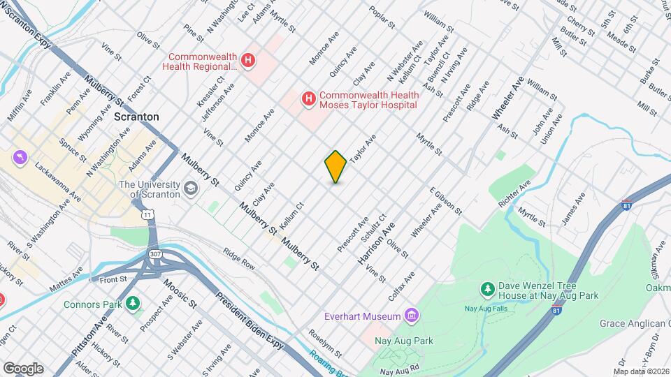 608 Taylor Map and Location Details