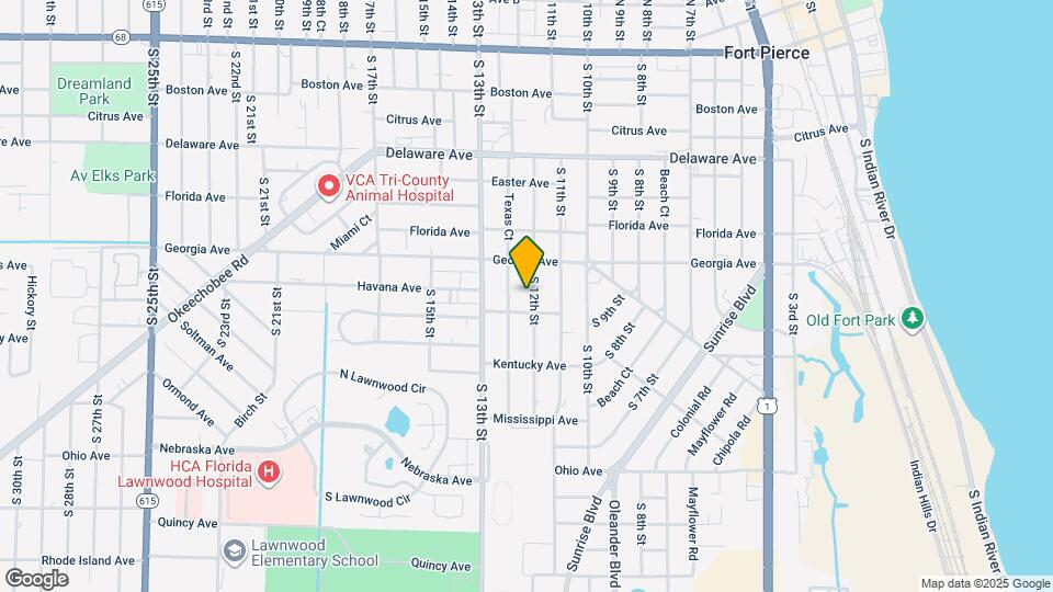 807 S 12th St Map and Location Details