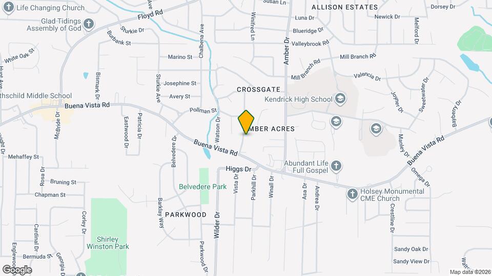 710 Greenbriar Dr Map and Location Details