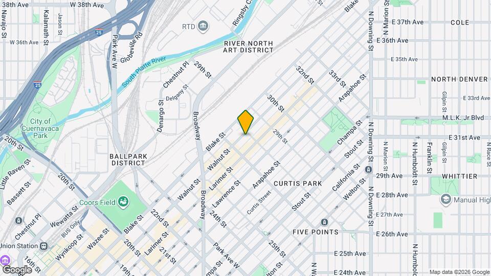 2748 Walnut St, Unit A Map and Location Details