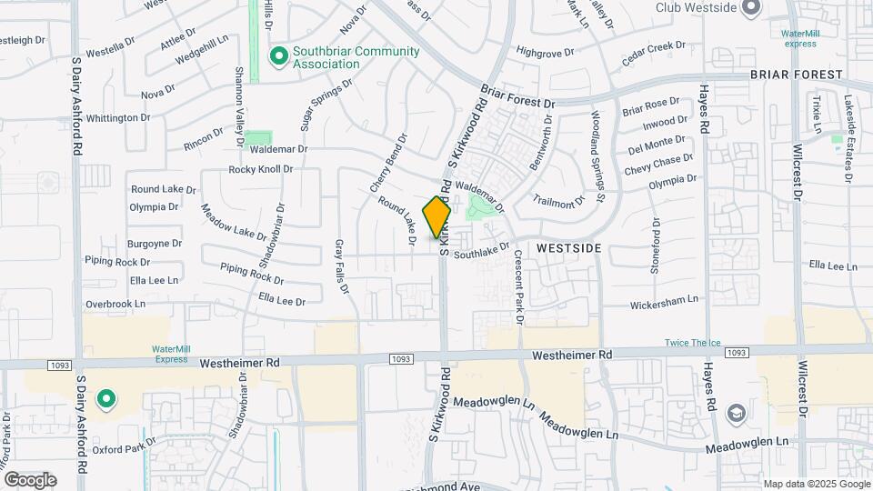 2239 Kinbrook Dr Map and Location Details