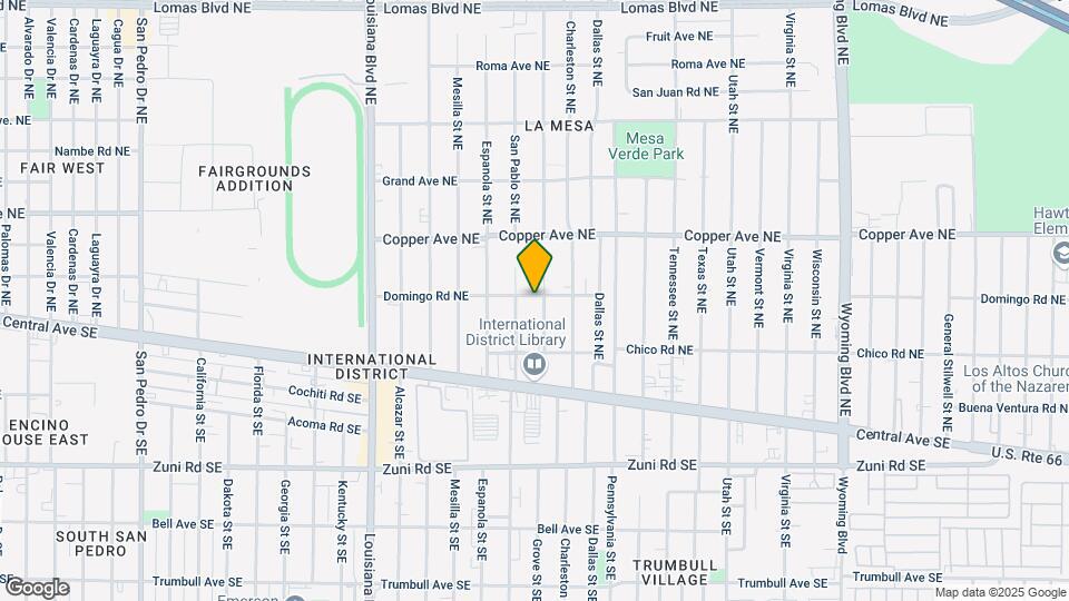 7614 Domingo Rd NE Map and Location Details