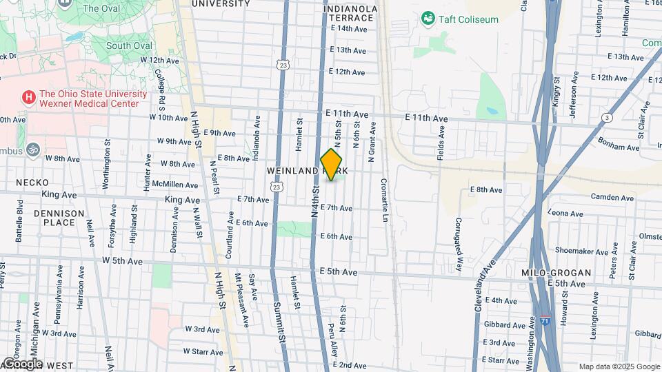 1351 N 5th St Map and Location Details