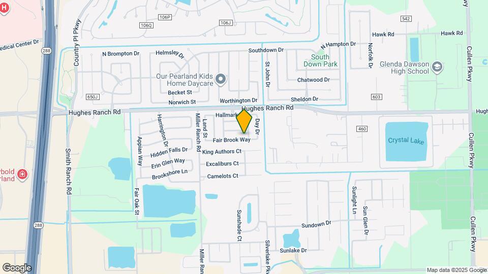 9703 Fair Brook Way Map and Location Details