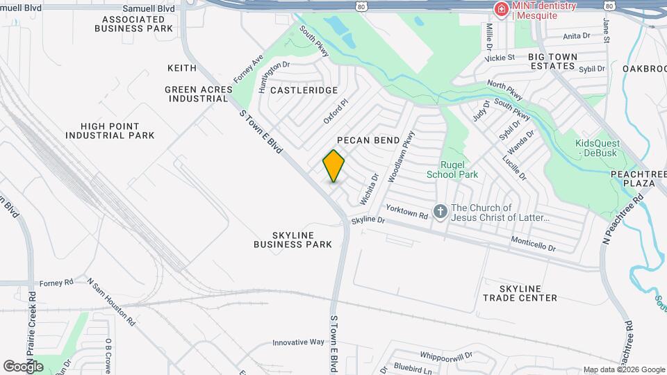 1305 Farley Dr Map and Location Details