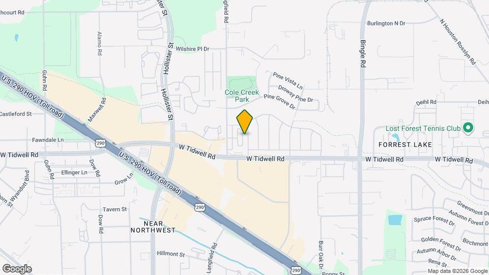 5831 Chinaberry Dr Map and Location Details