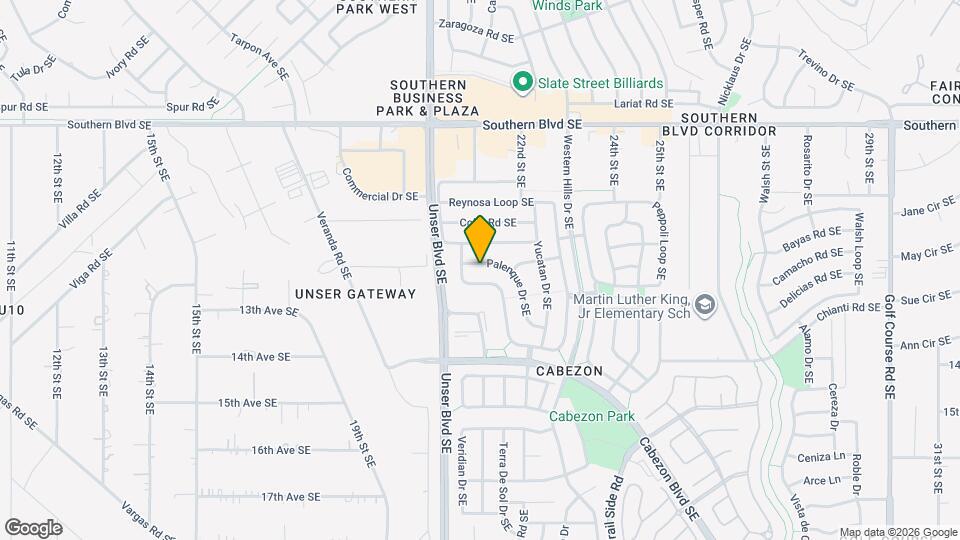 2100 Palenque Dr SE Map and Location Details