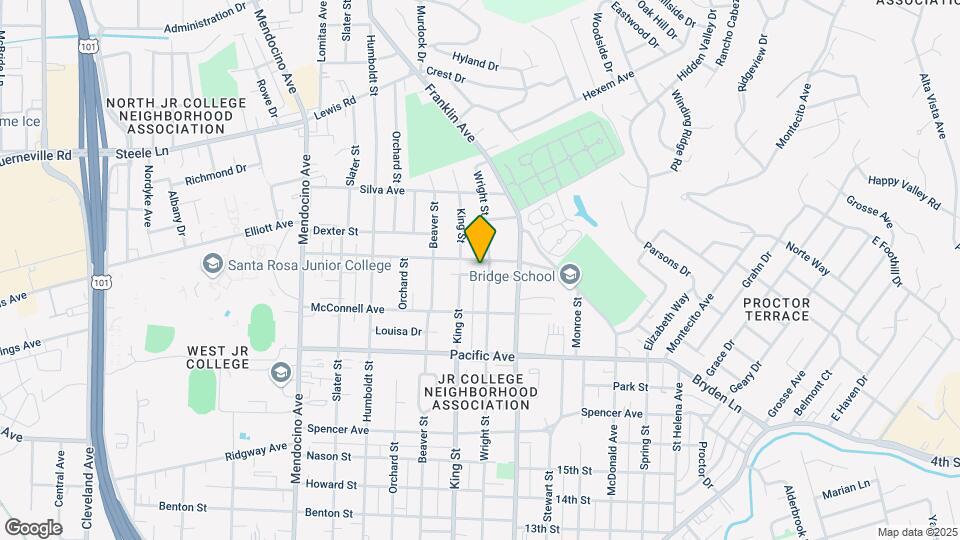 1087 Fulkerson St Map and Location Details