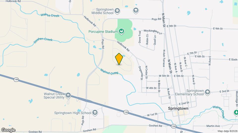 820 Brookside Dr Map and Location Details