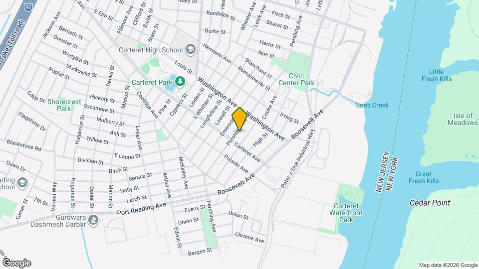 138 Pershing Ave, Unit 2 Mapa y Detalles de la Ubicación