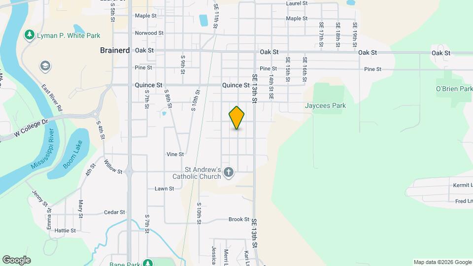 1016 SE 12th St Map and Location Details