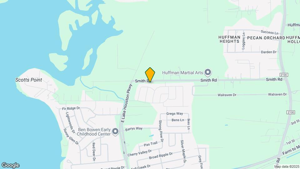 707 Thicket Bluff Dr Map and Location Details