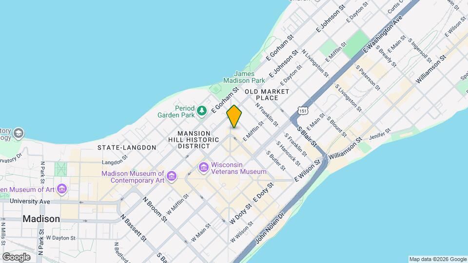 203 N Hamilton St Mapa y Detalles de la Ubicación