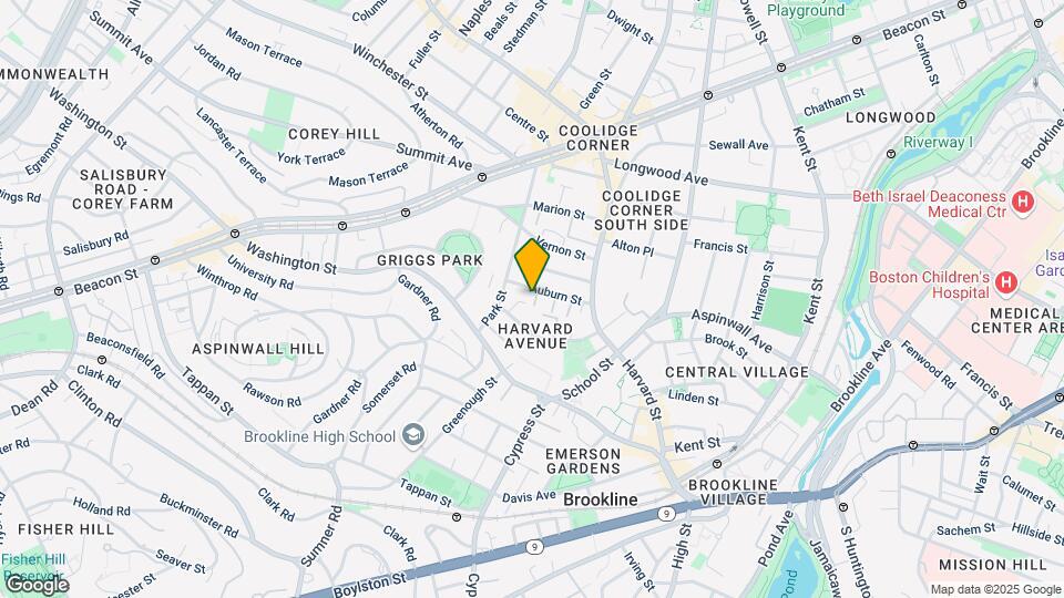 9 Auburn Pl Mapa y Detalles de la Ubicación