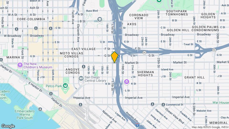 1715 Market St Map and Location Details