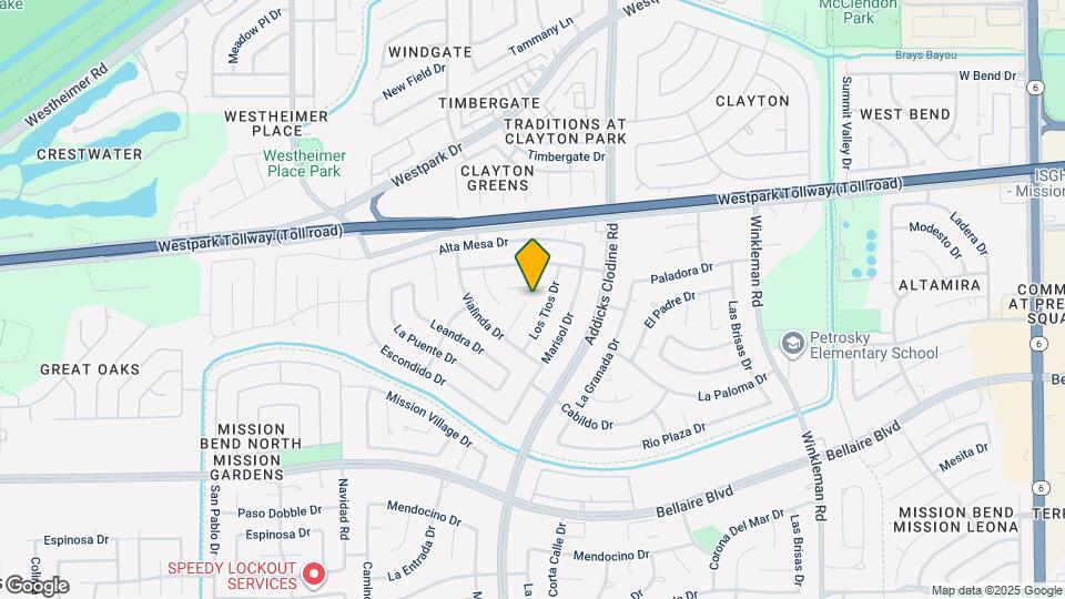 6803 Marta Dr Map and Location Details
