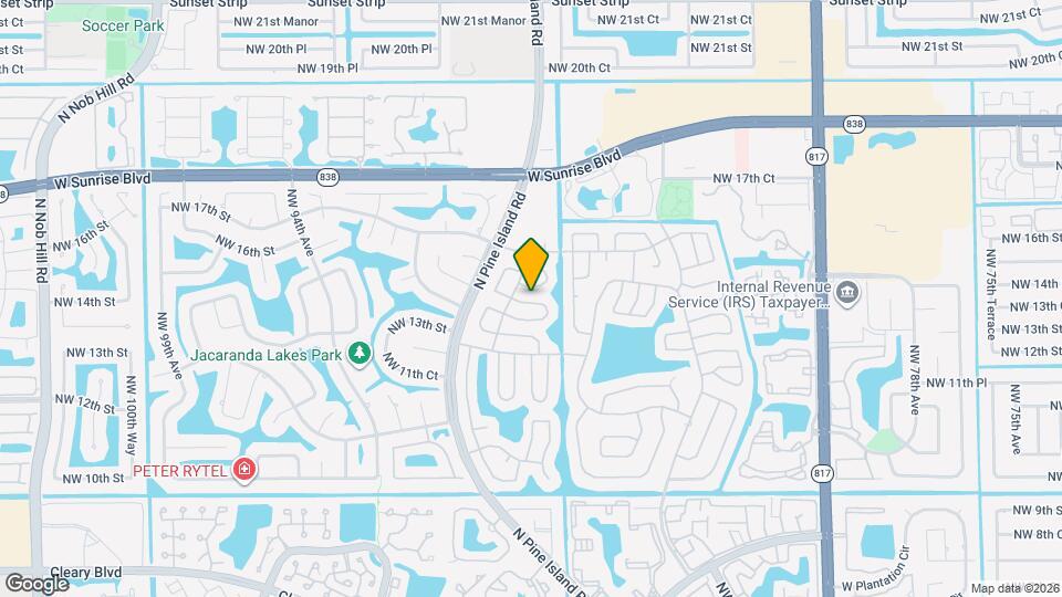 8845 NW 14th St Mapa y Detalles de la Ubicación