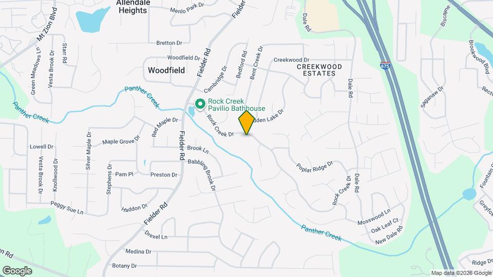 3175 Rock Creek Dr Mapa y Detalles de la Ubicación