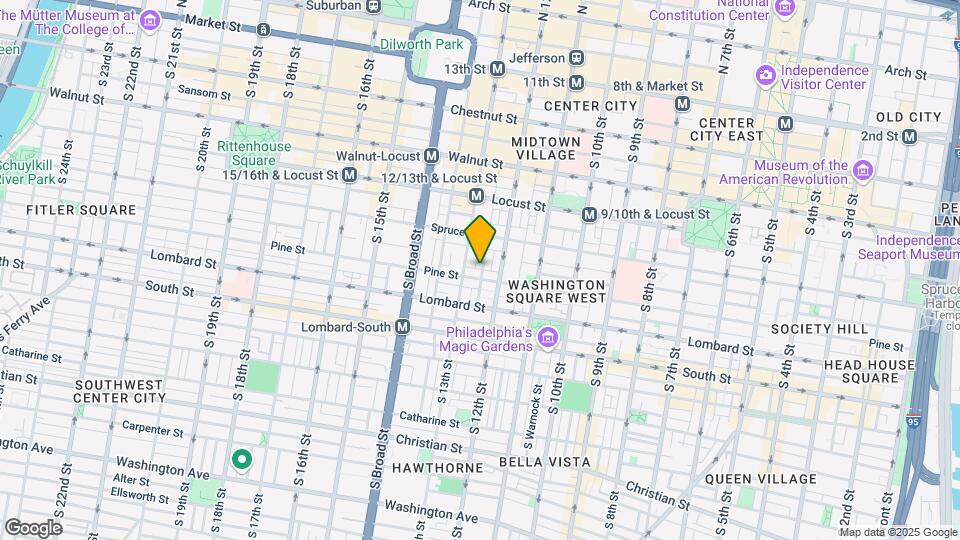 338-340 S Camac St Mapa y Detalles de la Ubicación