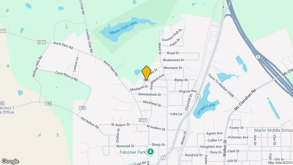 1210 Sewanee Dr Map and Location Details