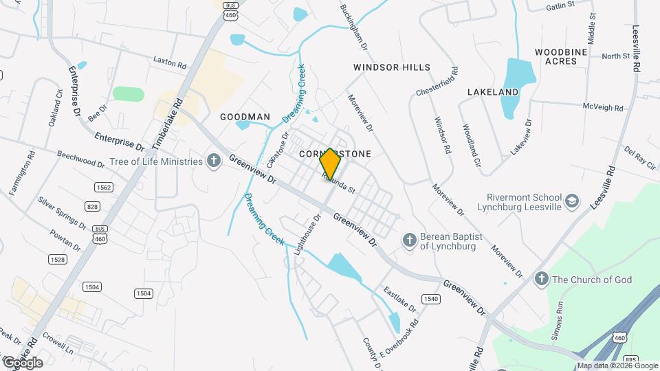 Cornerstone Lofts Map and Location Details